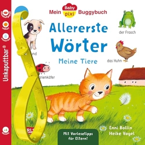 Bollin, Enni. Baby Pixi (unkaputtbar) 179: Mein Baby-Pixi-Buggybuch: Allererste Wörter: Meine Tiere. Carlsen Verlag GmbH, 2026.