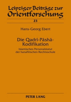 Ebert, Hans-Georg. Die Qadrî-Pâshâ-Kodifikation - Islamisches Personalstatut der hanafitischen Rechtsschule. Peter Lang, 2009.