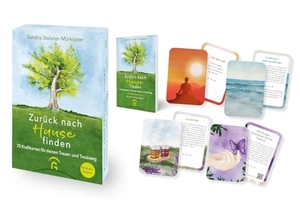 Stelzner-Mürköster, Sandra. Zurück nach Hause finden - 70 Kraftkarten für deinen Trauer- und Trostweg - vierfarbige Impulskarten  - mit umfangreichem Booklet plus Audio-Dateien. Guetersloher Verlagshaus, 2024.