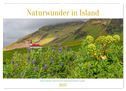 Naturwunder in Island (Wandkalender 2025 DIN A2 quer), CALVENDO Monatskalender