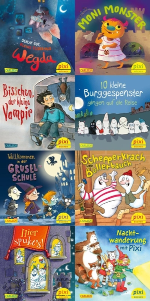Pixi-Box 312: Pixi in der Geisterbahn (8x8 Exemplare). Carlsen Verlag GmbH, 2026.