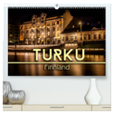 Turku / Finnland (hochwertiger Premium Wandkalender 2025 DIN A2 quer), Kunstdruck in Hochglanz