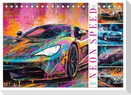 Neon Speed (Tischkalender 2025 DIN A5 quer), CALVENDO Monatskalender