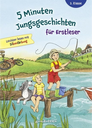 5 Minuten Jungsgeschichten für Erstleser - Erstlesebuch mit kurzen Geschichten und großer Fibelschrift ab 7 Jahren. gondolino GmbH, 2020.
