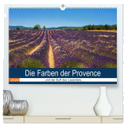 Die Farben der Provence... und der Duft des Lavendels... (hochwertiger Premium Wandkalender 2024 DIN A2 quer), Kunstdruck in Hochglanz