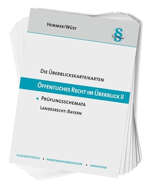 Hemmer, Karl-Edmund / Achim Wüst. Die Überblickskarteikarten Öffentliches Recht im Überblick II - Prüfungsschemata: Landesrecht: Bayern. Hemmer-Wuest, 2025.