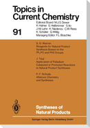 Syntheses of Natural Products