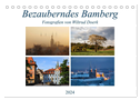 Bezauberndes Bamberg (Tischkalender 2024 DIN A5 quer), CALVENDO Monatskalender
