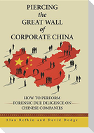 Piercing the Great Wall of Corporate China