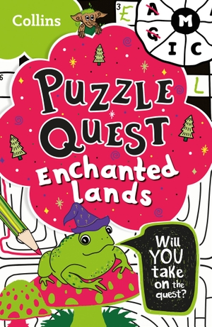 Hunt, Kia Marie / Collins Kids. ENCHANTED LANDS_PUZZLE QUES PB. Harper Collins Publishers - UK Wholesale Acct, 2021.