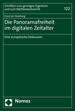 Hazeborg, Enno ter. Die Panoramafreiheit im digitalen Zeitalter - Eine europäische Diskussion. Nomos Verlagsges.MBH + Co, 2021.