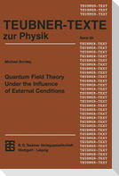 Quantum Field Theory Under the Influence of External Conditions
