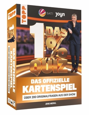 Frechverlag / Jens Merkl. Das 1% Quiz - Wie clever bist du? Das offizielle Kartenspiel mit Fragen aus der Show - Mit über 200 Fragen aus der beliebten Fernsehsendung. frechverlag GmbH, 2026.
