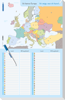 Ich kenne Europa - Länder und Hauptstädte - Lerntafel mit Stift