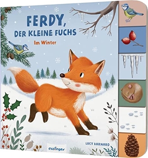 Kiel, Anja. Mein erstes Jahreszeitenbuch: Ferdy, der kleine Fuchs - Im Winter | Pappebuch mit Griff-Register. Esslinger Verlag, 2023.