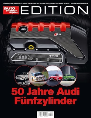 ams Edition 03/2026 - 50 Jahre Audi-Fünfzylinder. Motorbuch Verlag, 2026.