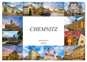 Chemnitz Impressionen (Tischkalender 2024 DIN A5 quer), CALVENDO Monatskalender