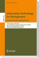 Information Technology for Management: Emerging Research and Applications