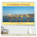 Wunderbares Myanmar (hochwertiger Premium Wandkalender 2024 DIN A2 quer), Kunstdruck in Hochglanz