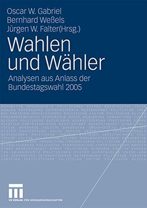 Gabriel, Oscar W. / Bernhard Weßels et al (Hrsg.). Wahlen und Wähler - Analysen aus Anlass der Bundestagswahl 2005. VS Verlag für Sozialwissenschaften, 2009.