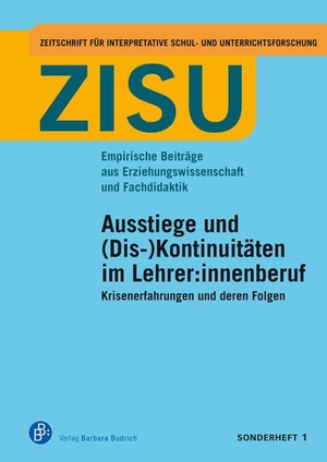 Bauer, Tobias / Laura Fuhrmann et al (Hrsg.). Ausstiege und (Dis-)Kontinuitäten im Lehrer:innenberuf - Zum Umgang mit Krisenerfahrungen und deren Folgen. Budrich, 2026.
