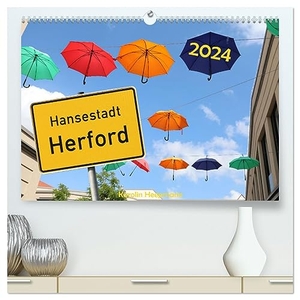 Heepmann, Karolin. Hansestadt Herford (hochwertiger Premium Wandkalender 2024 DIN A2 quer), Kunstdruck in Hochglanz - Aktuelles und Historisches aus Herford.. Calvendo, 2023.