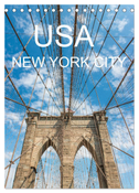 USA - New York City (Tischkalender 2025 DIN A5 hoch), CALVENDO Monatskalender