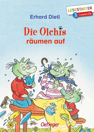 Dietl, Erhard. Die Olchis räumen auf - Lesestarter. 3. Lesestufe. Oetinger, 2020.