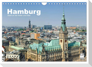 Hamburg Stadt an der Alster und Elbe (Wandkalender 2025 DIN A4 quer), CALVENDO Monatskalender