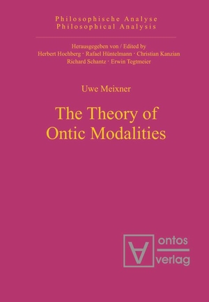 Meixner, Uwe. The Theory of Ontic Modalities. De Gruyter, 2006.