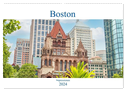 Boston - Impressionen (Wandkalender 2024 DIN A2 quer), CALVENDO Monatskalender
