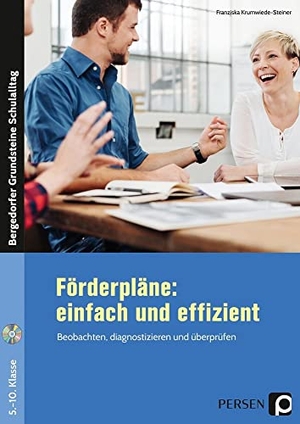 Krumwiede-Steiner, Franziska. Förderpläne - einfach und effizient - Beobachten, diagnostizieren und überprüfen (5. bis 10. Klasse). Persen Verlag i.d. AAP, 2018.
