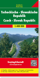 Tschechische Republik / Slowakische Republik  1 : 400 000. Autokarte