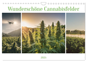 Wunderschöne Cannabisfelder (Wandkalender 2025 DIN A4 quer), CALVENDO Monatskalender