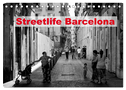 Streetlife Barcelona (Tischkalender 2024 DIN A5 quer), CALVENDO Monatskalender