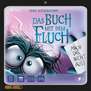 Schumacher, Jens. Das Buch mit dem Fluch (6) - Mach das nicht aus!. audiolino, 2026.
