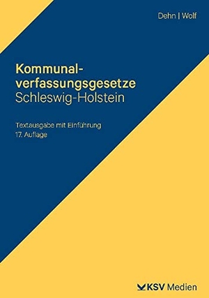 Kommunalverfassungsgesetze Schleswig-Holstein - Gemeindeordnung (GO), Kreisordnung (KrO), Amtsordnung (AO), Landesverordnung zur Durchführung der Gemeinde-, der Kreis- und der Amtsordnung (GKAVO), Gesetz über kommunale Zusammenarbeit (GkZ), Gemeinde- und Kreiswahlgesetz (GKWG), Entschädigungsverordnung. KSV Mediengesellschaft, 2023.