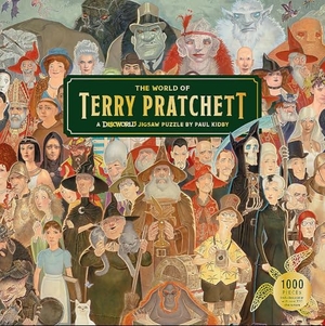 Pratchett, Terry. The World of Terry Pratchett 1000 Piece Puzzle - A Discworld Jigsaw by Paul Kidby. Laurence King, 2024.