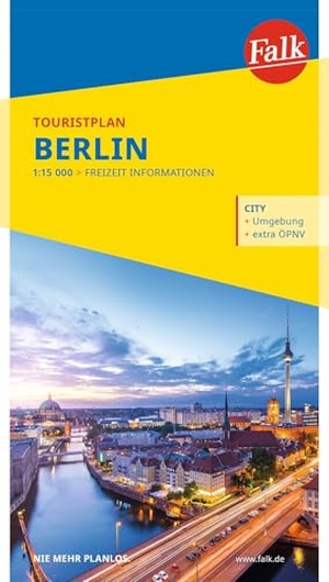 Falk Touristplan Berlin 1:15.000. Mairdumont, 2026.