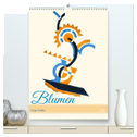 Serge Gladky - Blumen (hochwertiger Premium Wandkalender 2024 DIN A2 hoch), Kunstdruck in Hochglanz