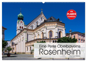 Eine Perle Oberbayerns - Rosenheim (Wandkalender 2024 DIN A2 quer), CALVENDO Monatskalender