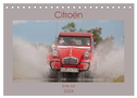 Citroën 2CV - Ente rot (Tischkalender 2024 DIN A5 quer), CALVENDO Monatskalender
