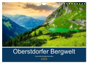 Oberstdorfer Bergwelt (Wandkalender 2024 DIN A4 quer), CALVENDO Monatskalender