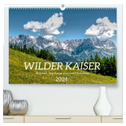 Wilder Kaiser - Skigebiet, Wanderparadies und Filmkulisse (hochwertiger Premium Wandkalender 2024 DIN A2 quer), Kunstdruck in Hochglanz