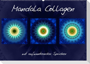 Mandala Collagen mit aufmunternden Sprüchen (Wandkalender 2022 DIN A2 quer)