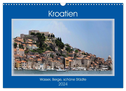 Kroatien - Wasser, Berge, schöne Städte (Wandkalender 2024 DIN A3 quer), CALVENDO Monatskalender