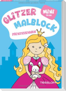 Mini Glitzer Malblock to go. Prinzessinnen