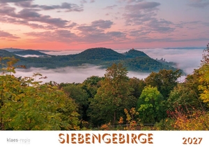 Klaes, Holger (Hrsg.). Siebengebirge 2027 Bildkalender A4 quer, spiralgebunden. klaes regio Fotoverlag, 2026.