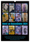 Kunst an Hauswänden (Wandkalender 2024 DIN A3 hoch), CALVENDO Monatskalender