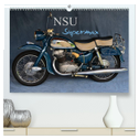 NSU Supermax (hochwertiger Premium Wandkalender 2024 DIN A2 quer), Kunstdruck in Hochglanz
